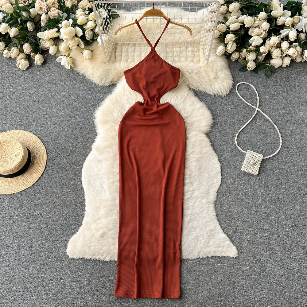 High-end Hollowed Backless Dress