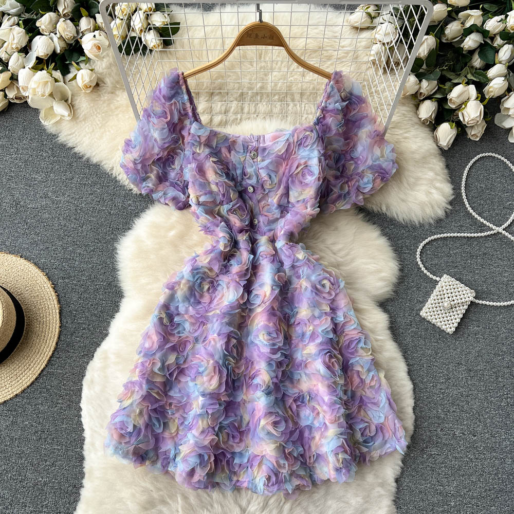 Mori Floral A-line Dress