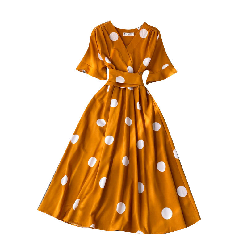 Strappy Tie Waist Vintage Dress