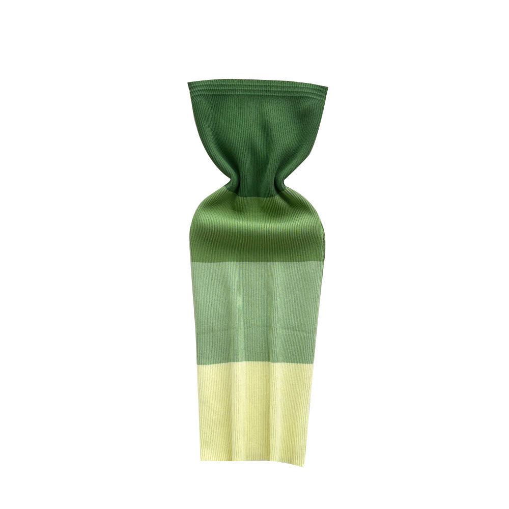 Color Blocking Knitted Hip-wrapping Dress