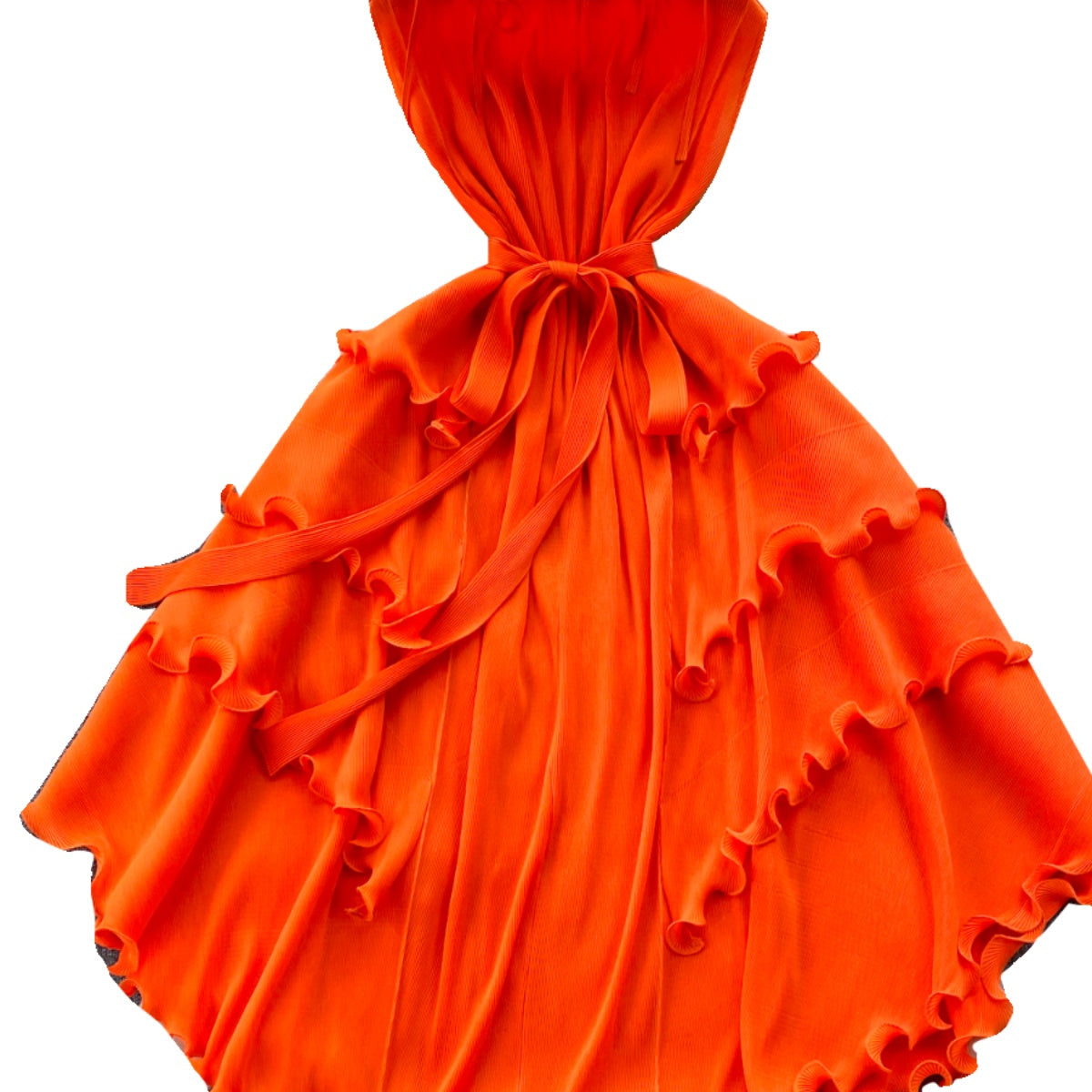 Sweetie Sleeveless Ruffled Chiffon Dress