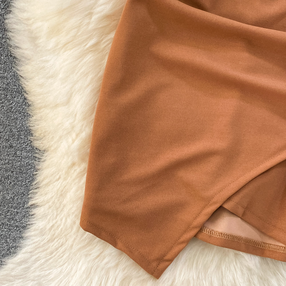 Renk Bloklama Patchwork Kayık Elbise