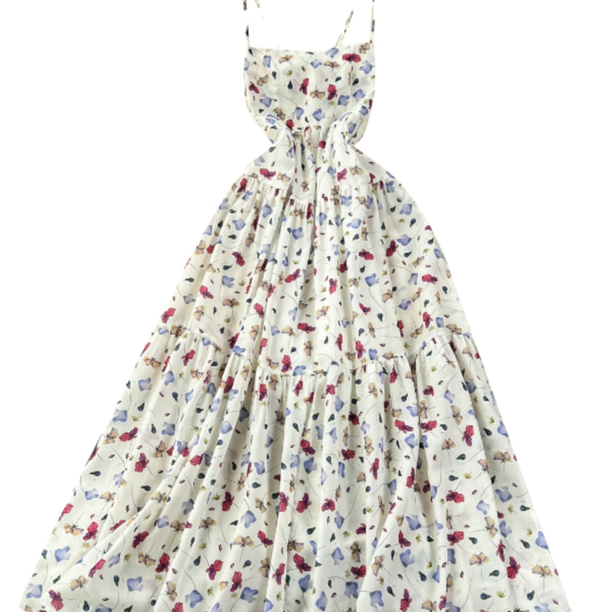 Fairy Backless Floral Slip Dress