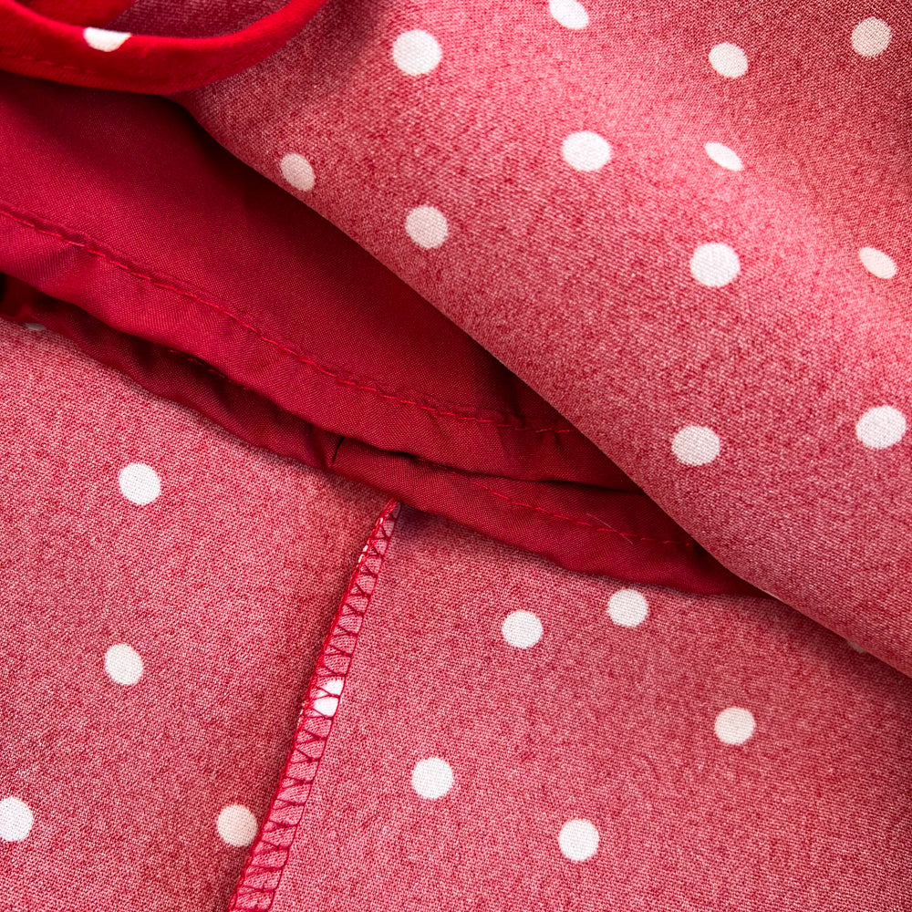 Fairy Puffy-sleeve Polka Dot Dress
