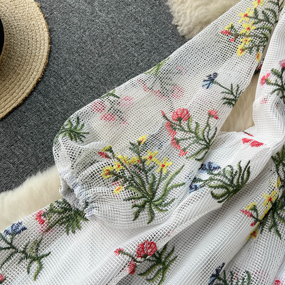 Niche Chiffon Floral Printed Dress