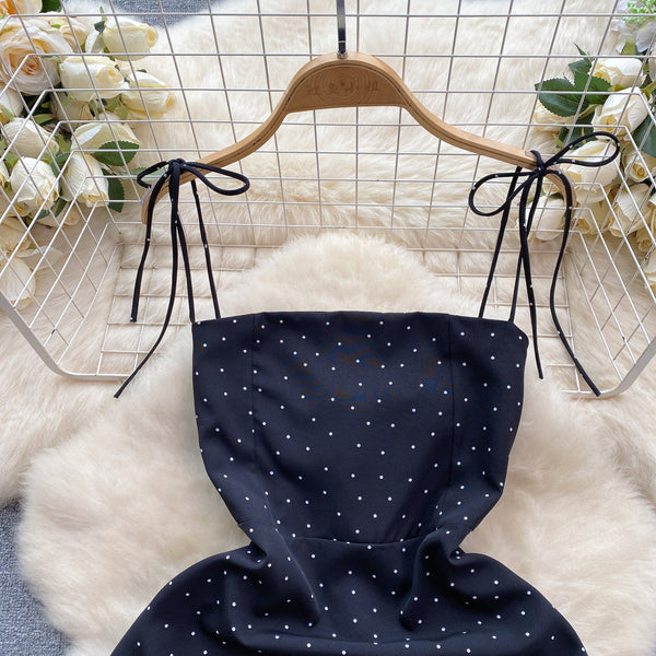 Cutie Polka Dot Black Dress