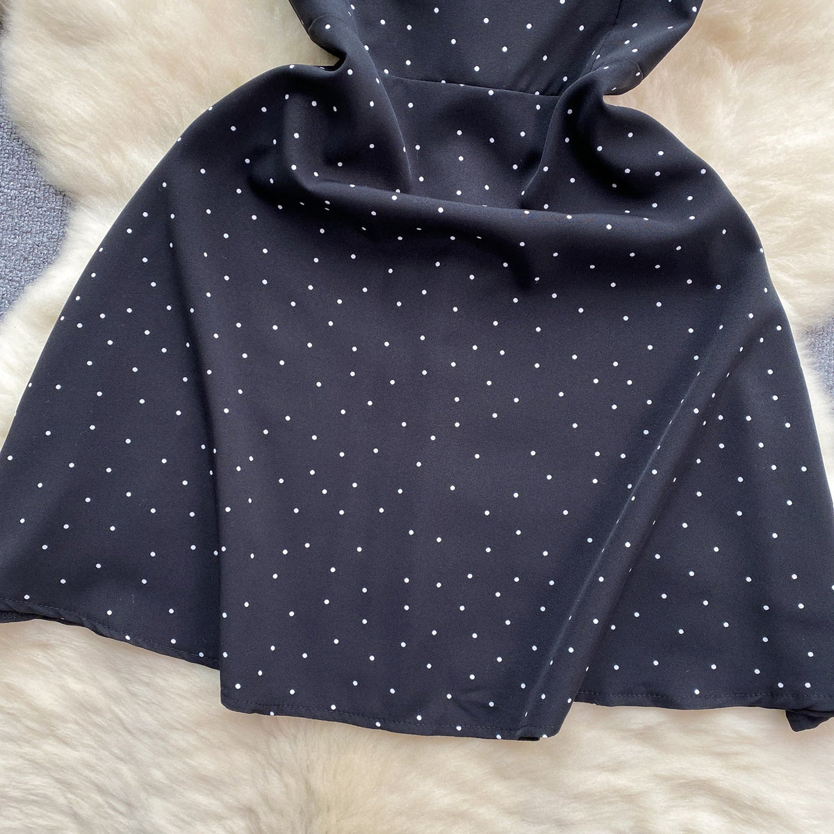 Cutie Polka Dot Black Dress