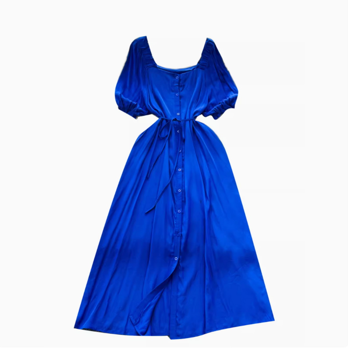 French Style Solid Color A-line Dress