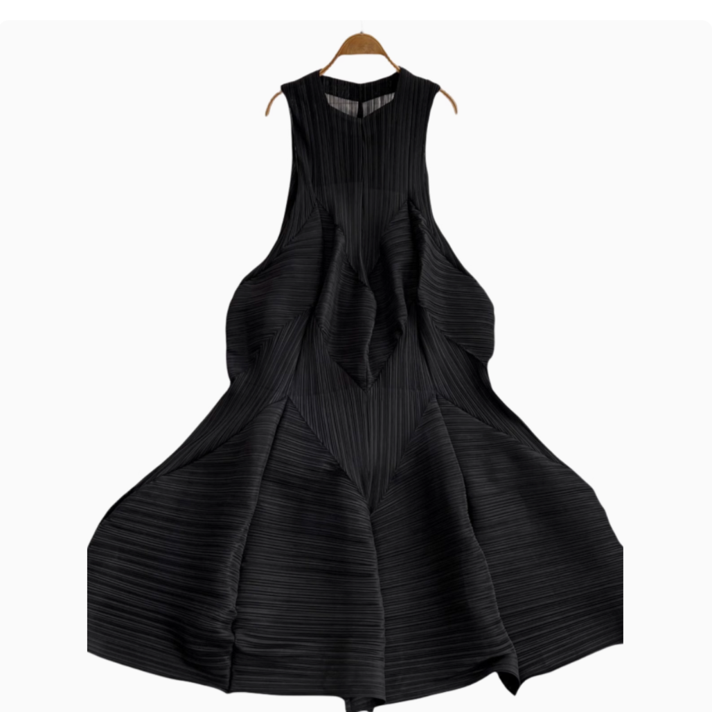 Irregular Design Bunchy Ruffled Dress