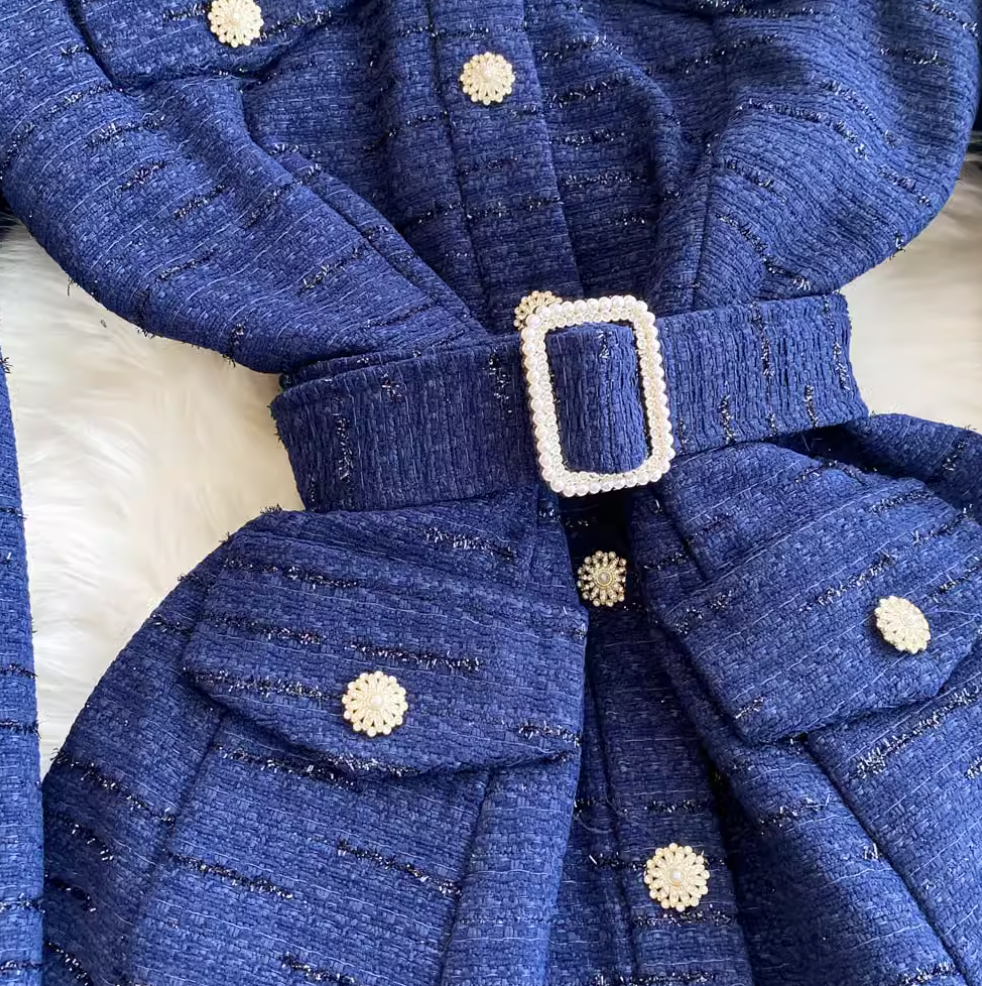 French Style Mesh Patchwork Dress