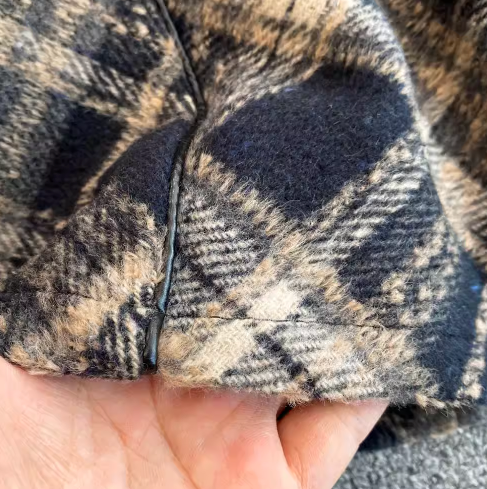 Plaid Slip Dress & Black Sweater 2Pcs