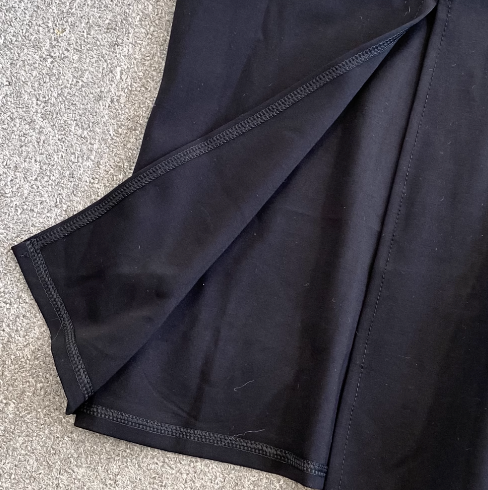 Korean Style Ruffled Lace Black Dress