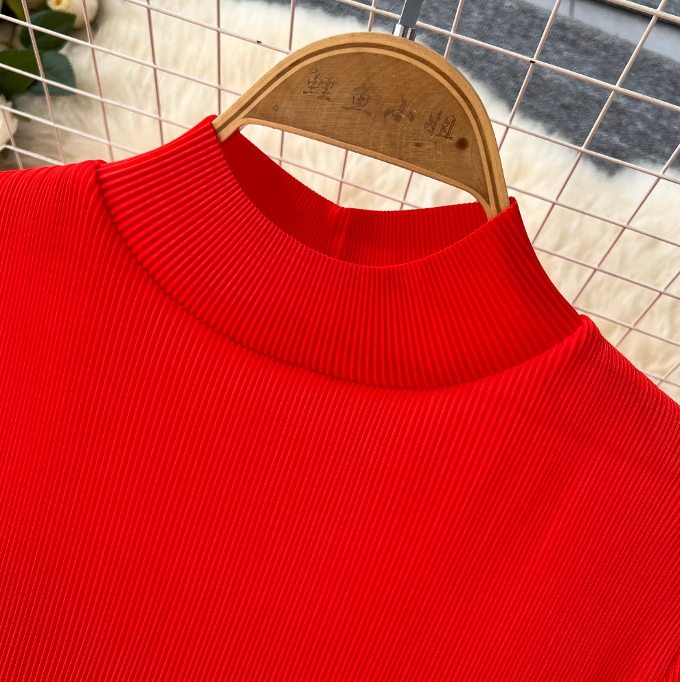 Triple Color Blocking Fringed Dress