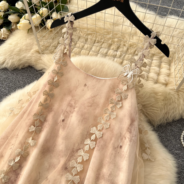 Fairy Petal Slip Chiffon Dress