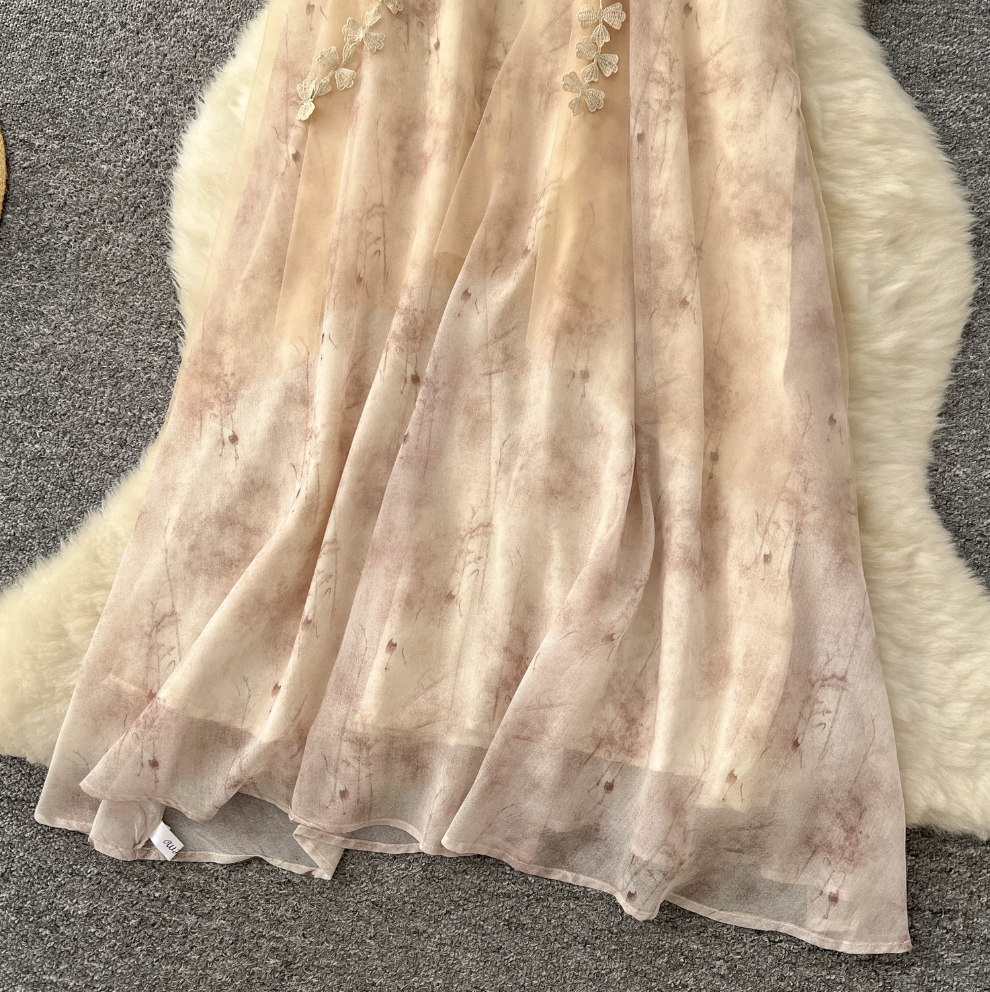 Fairy Petal Slip Chiffon Dress