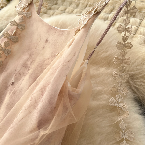 Fairy Petal Slip Chiffon Dress