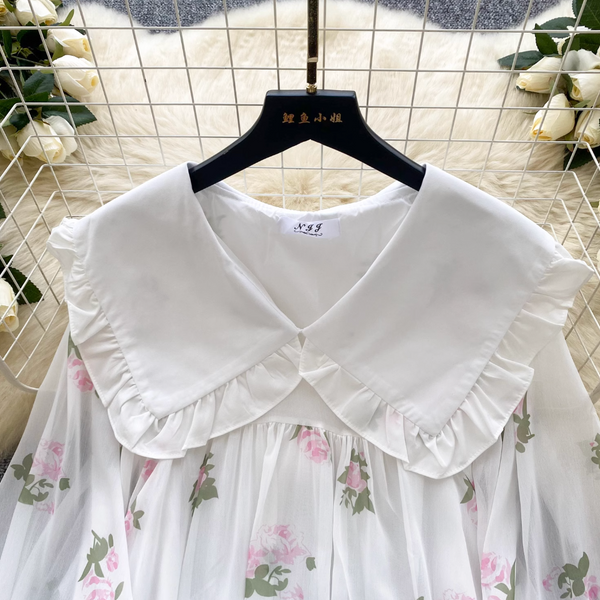 Sweetie Doll Collar Floral Dress