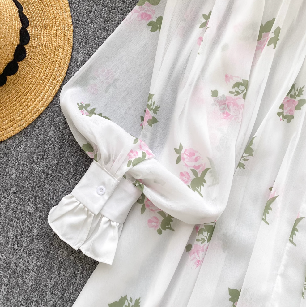 Sweetie Doll Collar Floral Dress