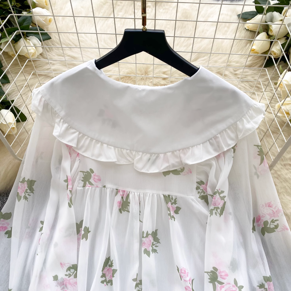 Sweetie Doll Collar Floral Dress