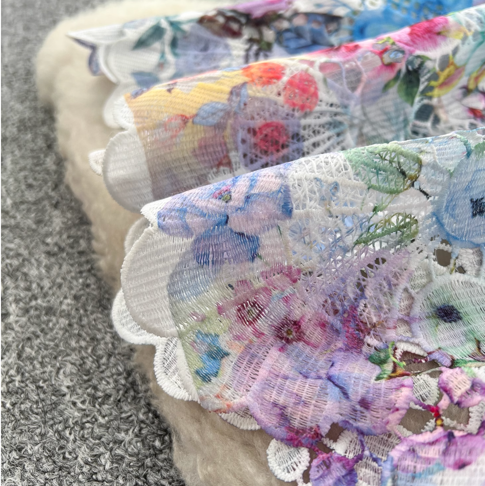 High-end Lace Crochet Floral Dress
