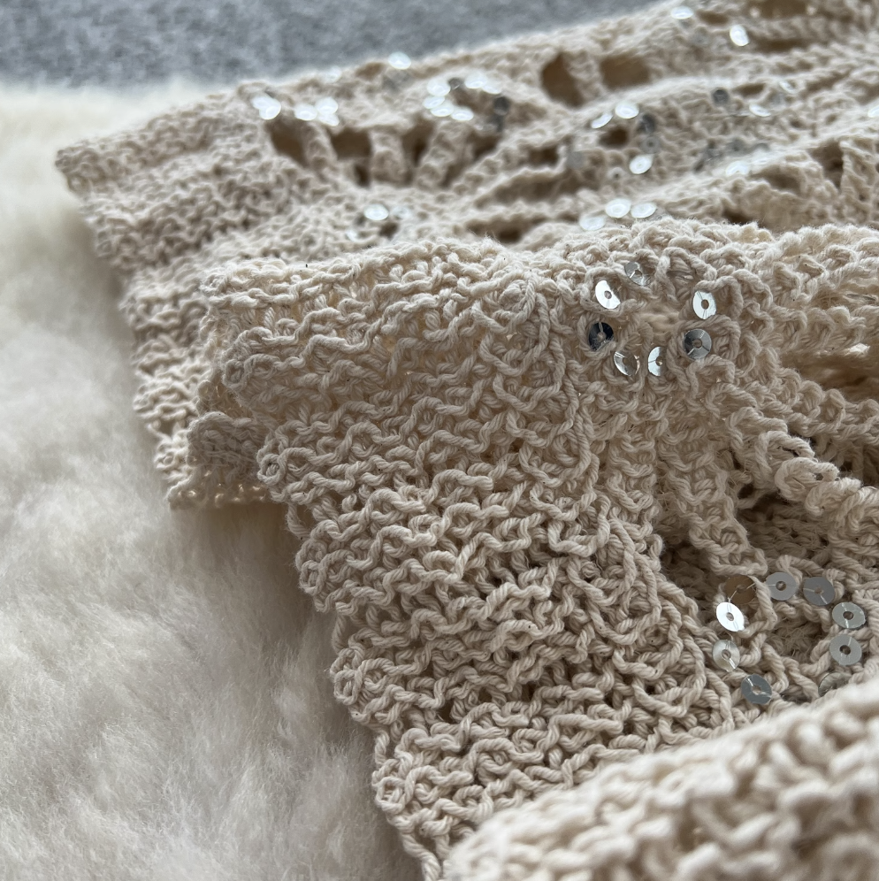 Korean Style Hollowed Crochet Dress