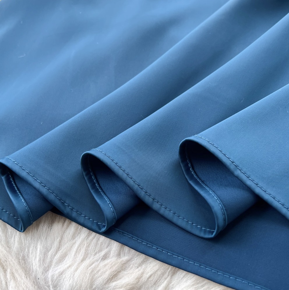 High-end Fishtail Satin Halter Dress