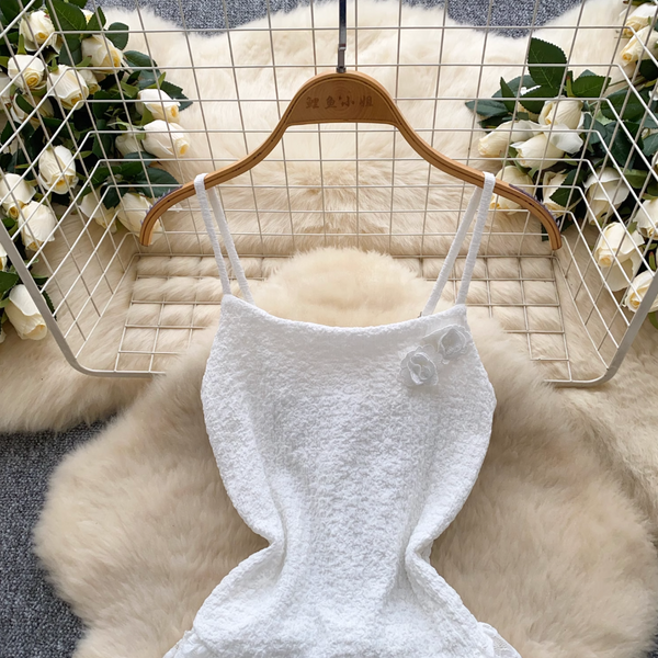 Irregular Design Lace Patchwork Slip Dress