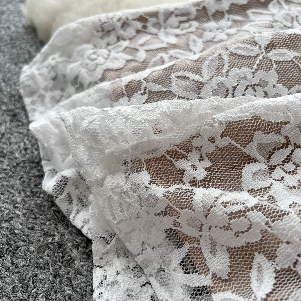 Embroidered Lace Backless Halter Dress