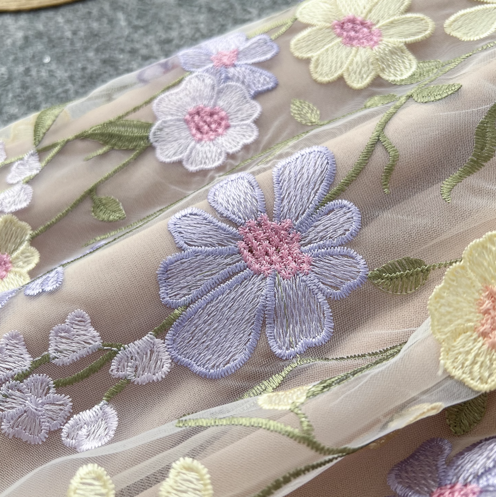 Invisible Strap Colorful Floral Dress