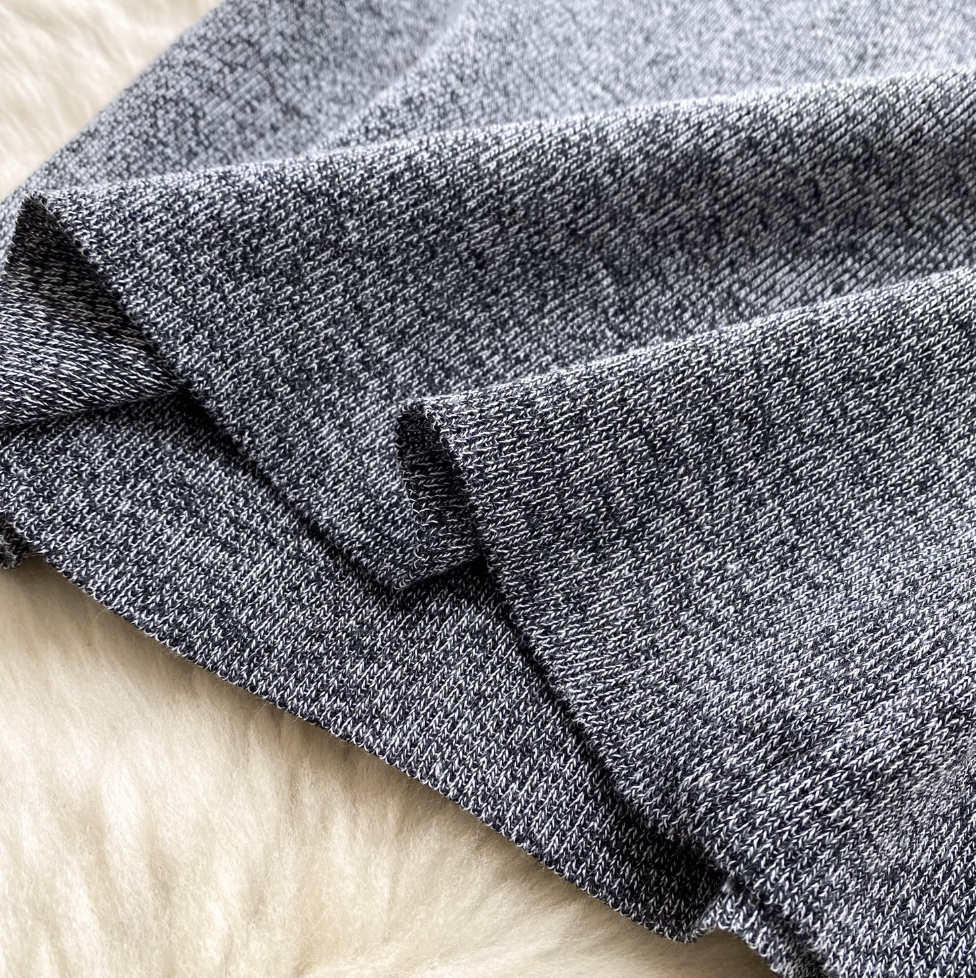 Elegant Gray Knitwear Dress with Belt
