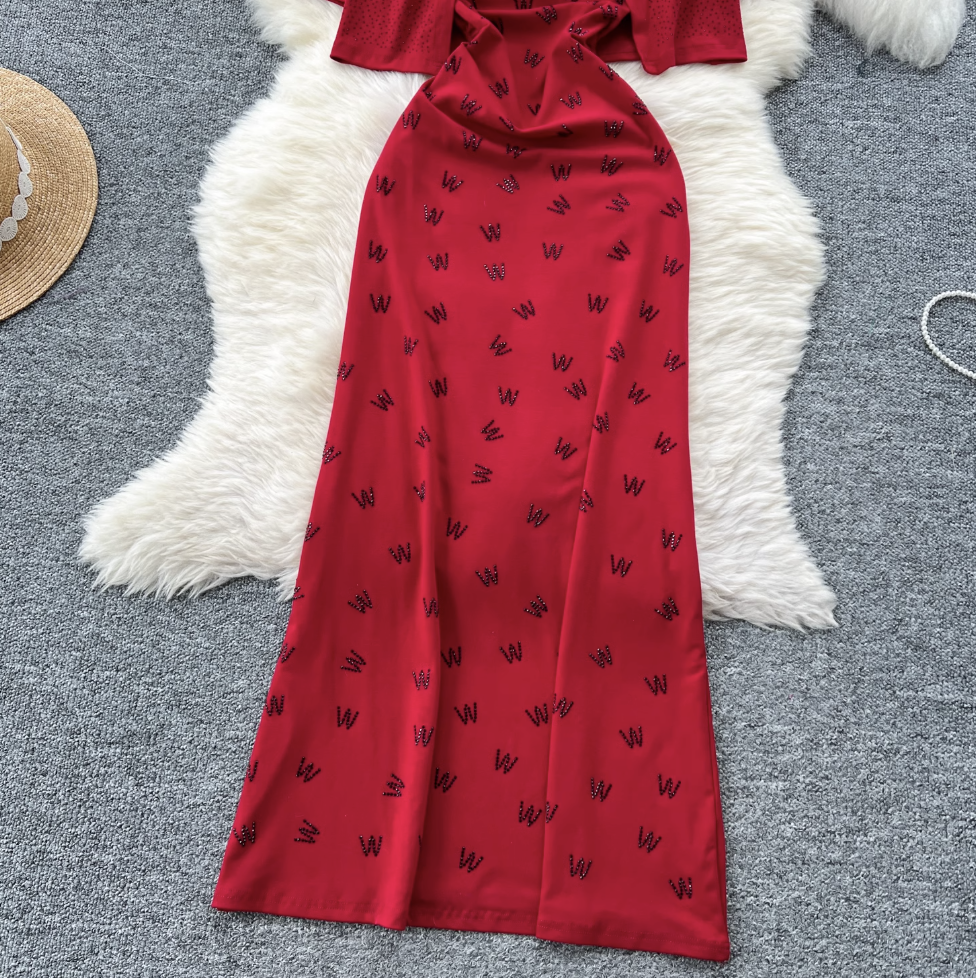 Short Cardigan & Floral Slip Dress 2Pcs