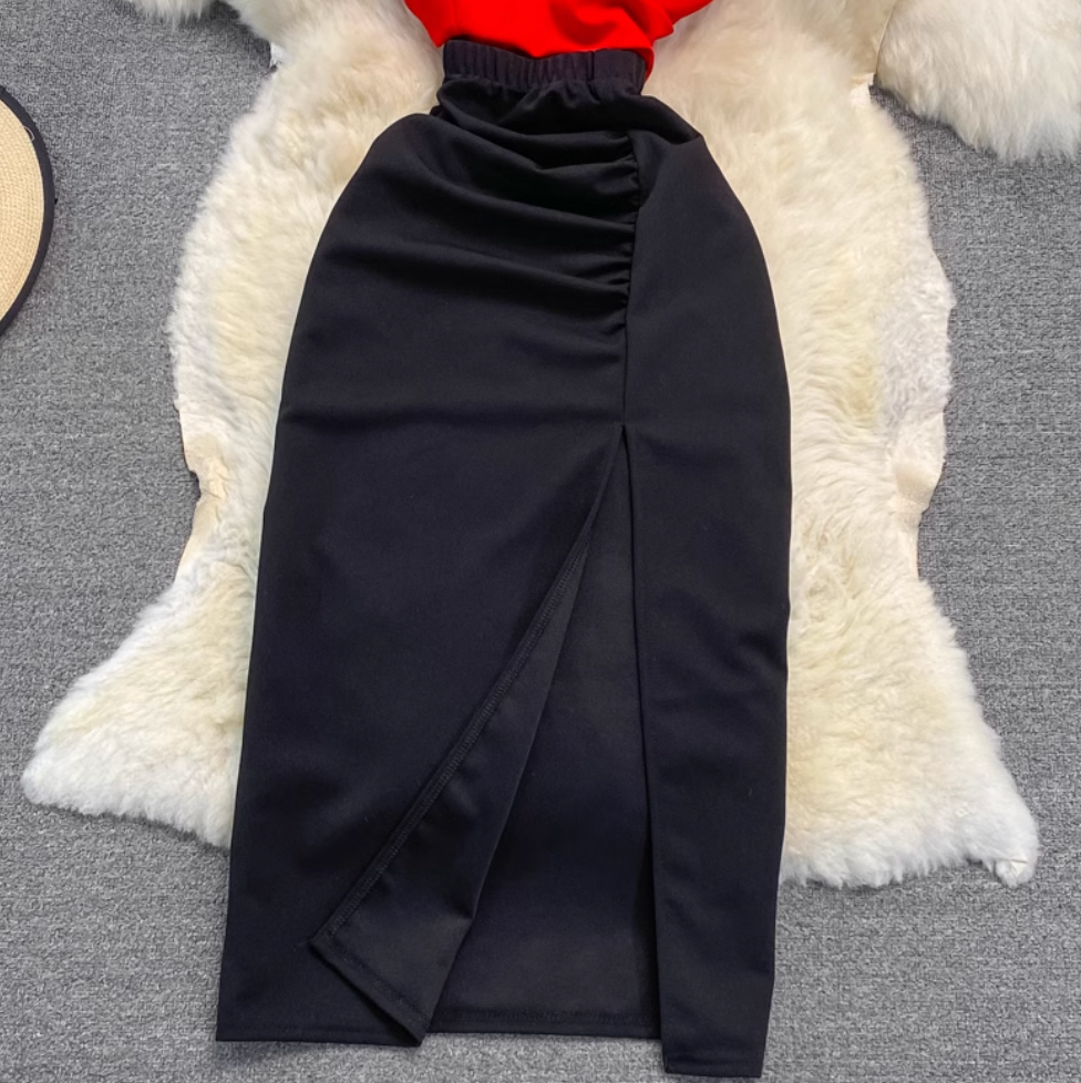 Elegant Color Blocking Patchwork Slip Dress