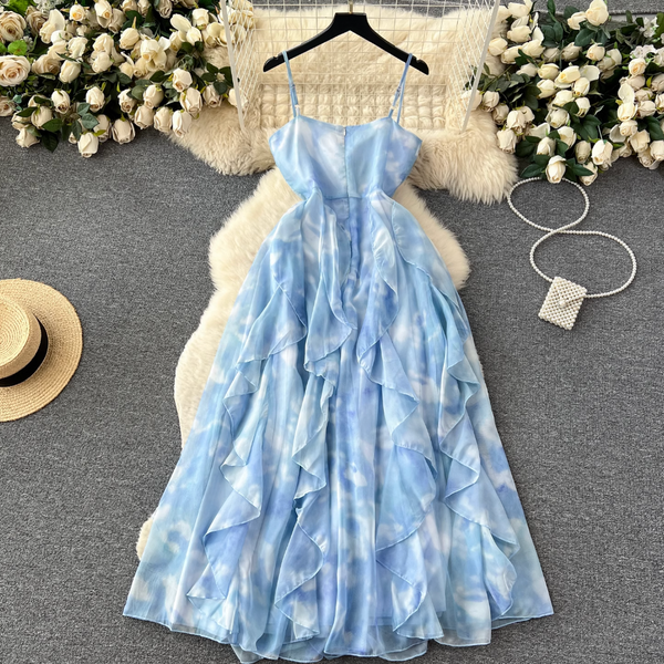 Fairy Rhinestone Studded Slip Dress