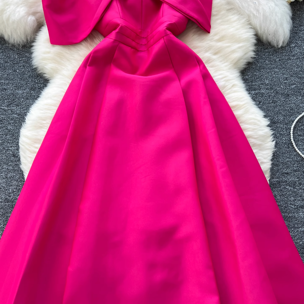 Elegant Hollowed Sleeve Party Dress
