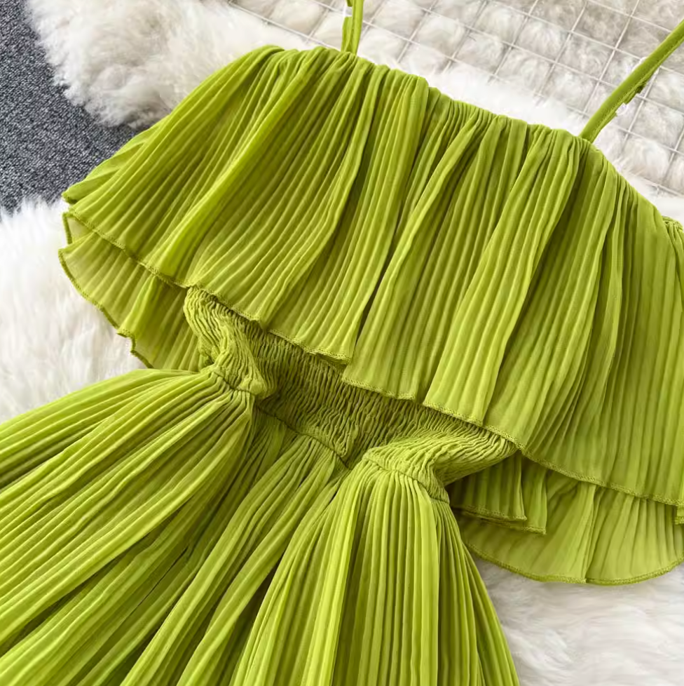 Sweetie Ruffled Slip Cake Dress