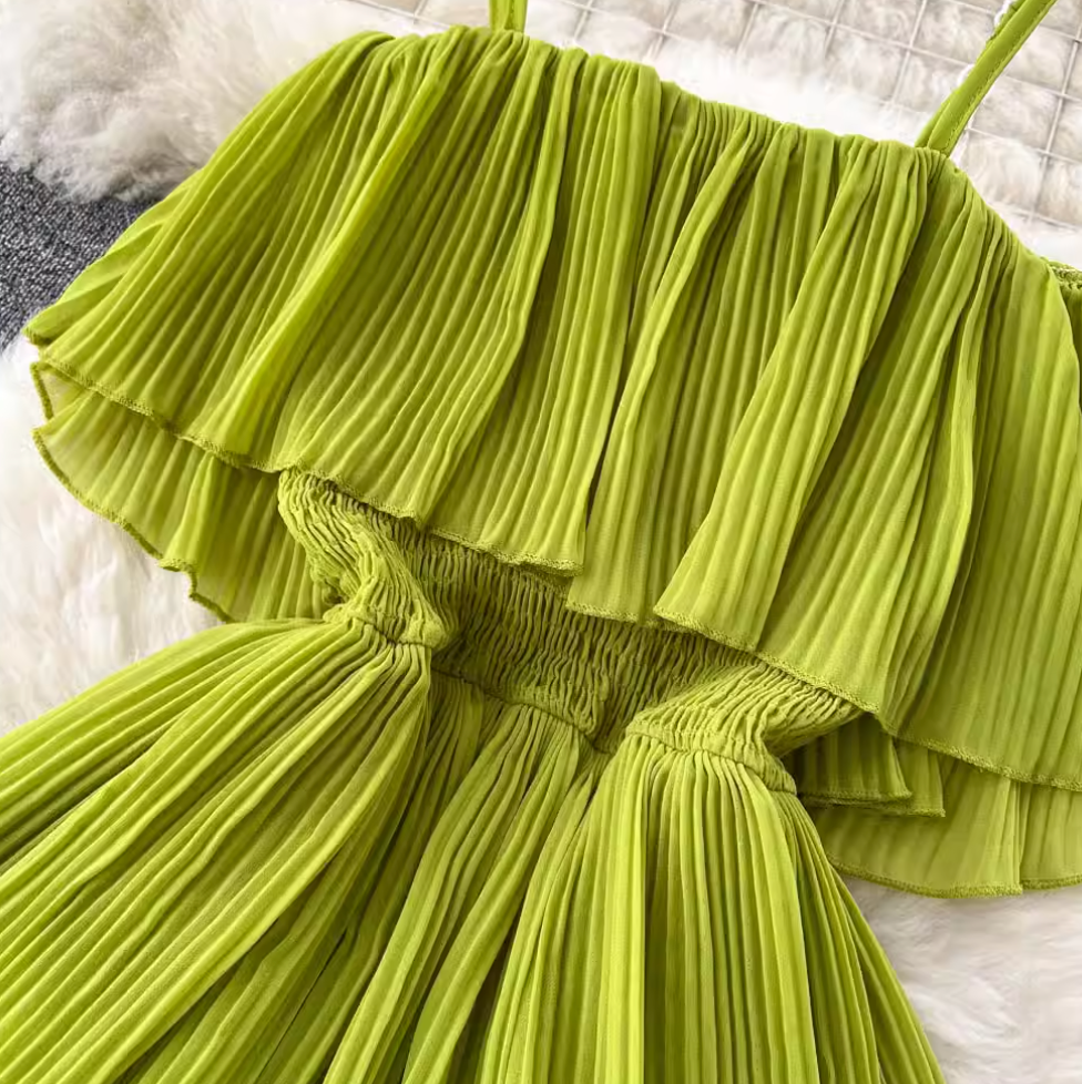 Sweetie Ruffled Slip Cake Dress