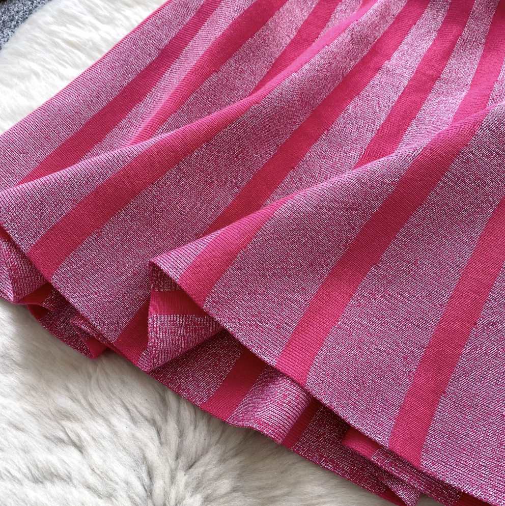 Square Neckline Glossy Slip Dress
