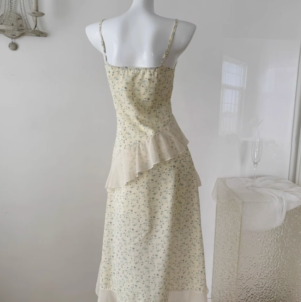 Sweetie Floral Printed Slim Dress