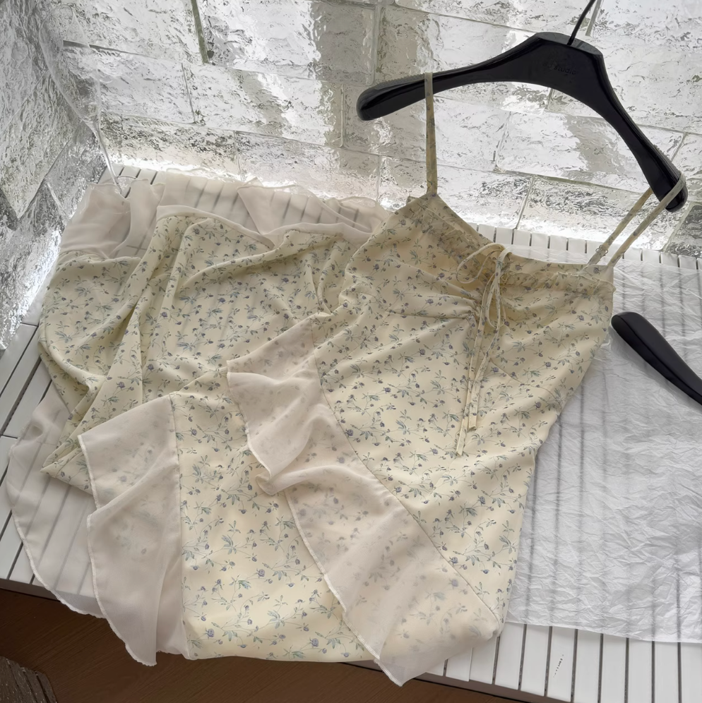 Sweetie Floral Printed Slim Dress