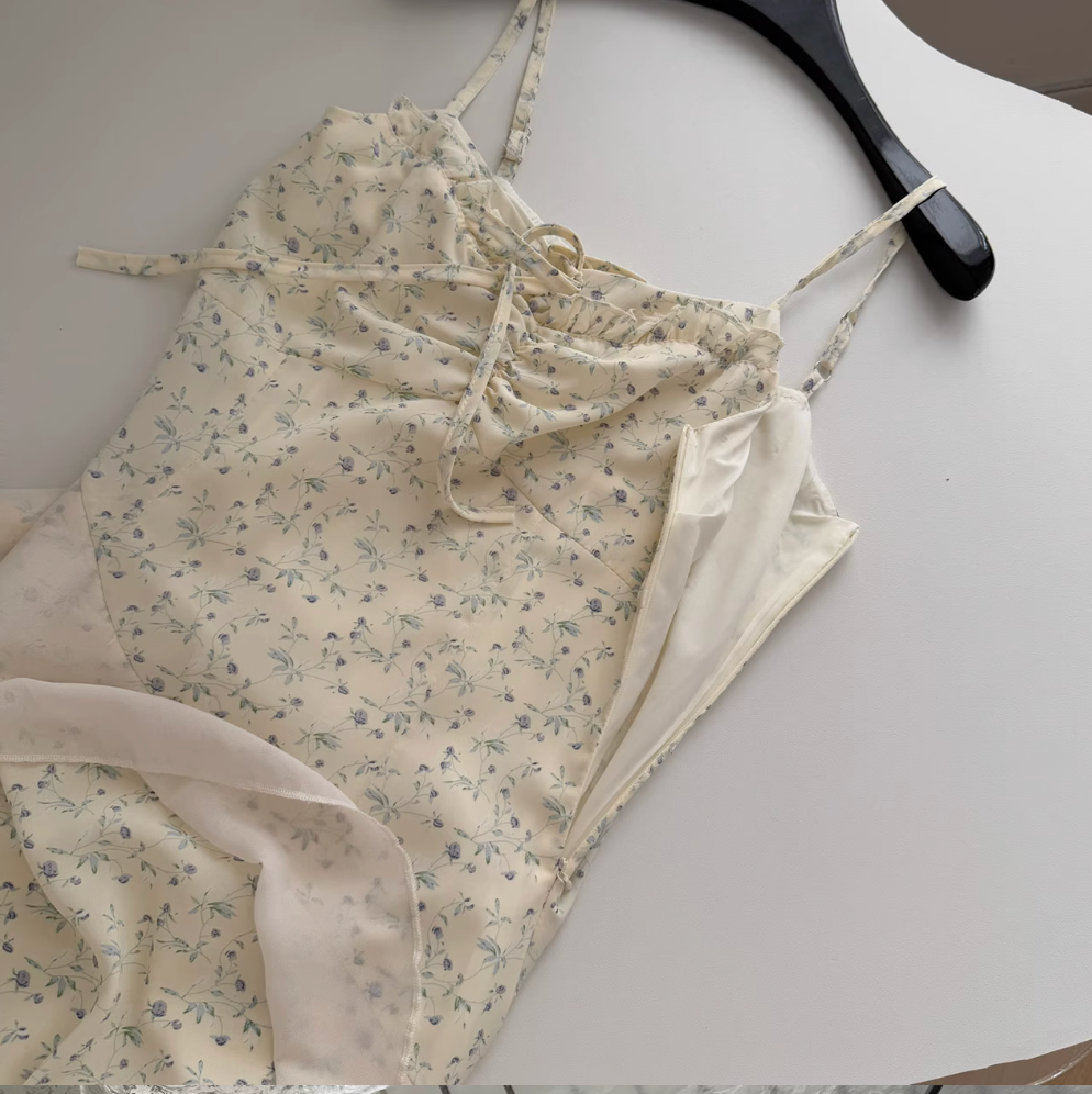 Sweetie Floral Printed Slim Dress