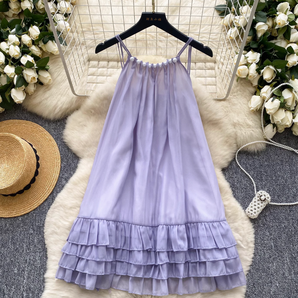 Sweetie Beaded Layered Slip Dress