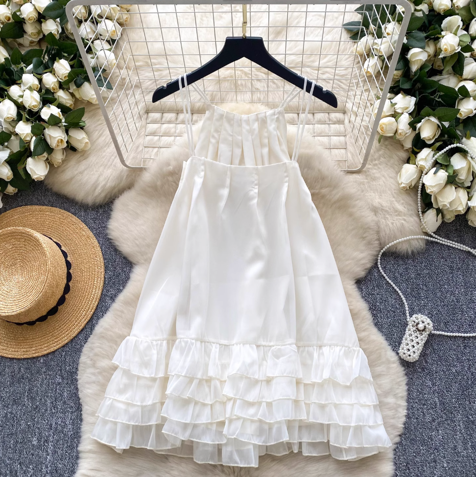 Sweetie Beaded Layered Slip Dress