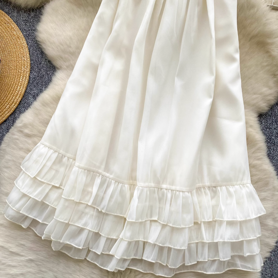 Sweetie Beaded Layered Slip Dress