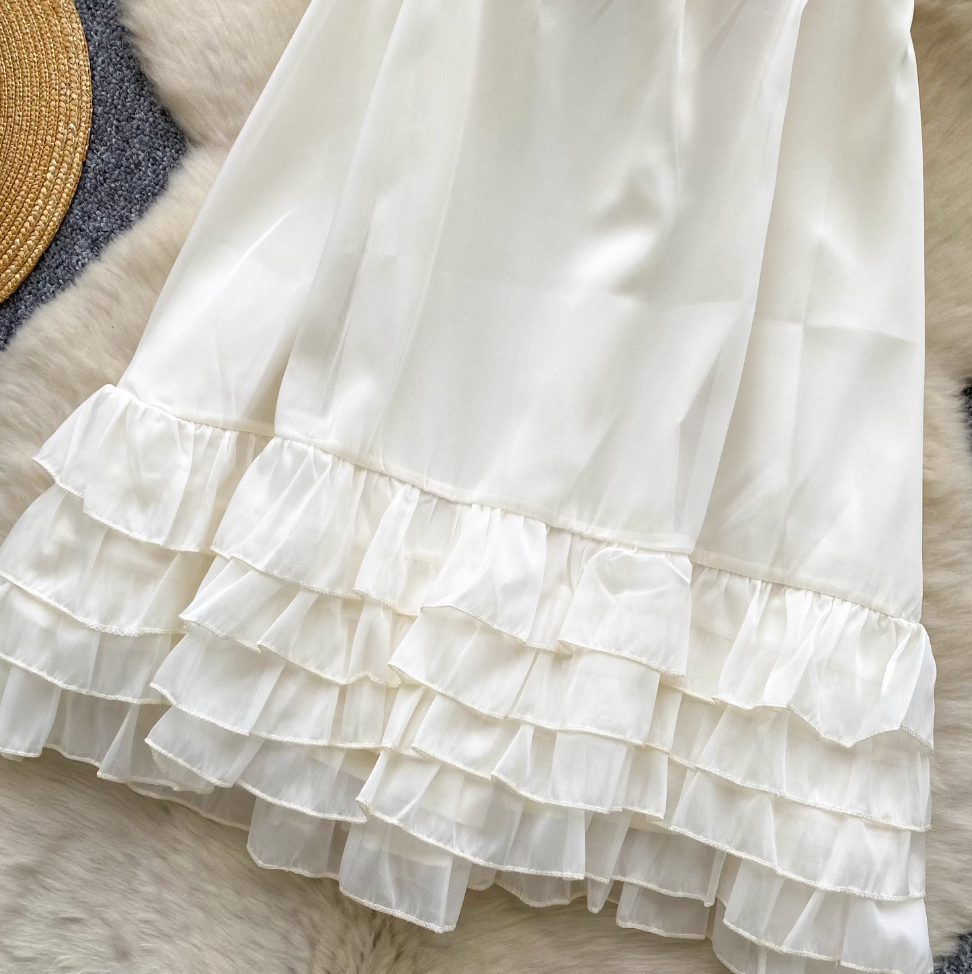 Sweetie Beaded Layered Slip Dress