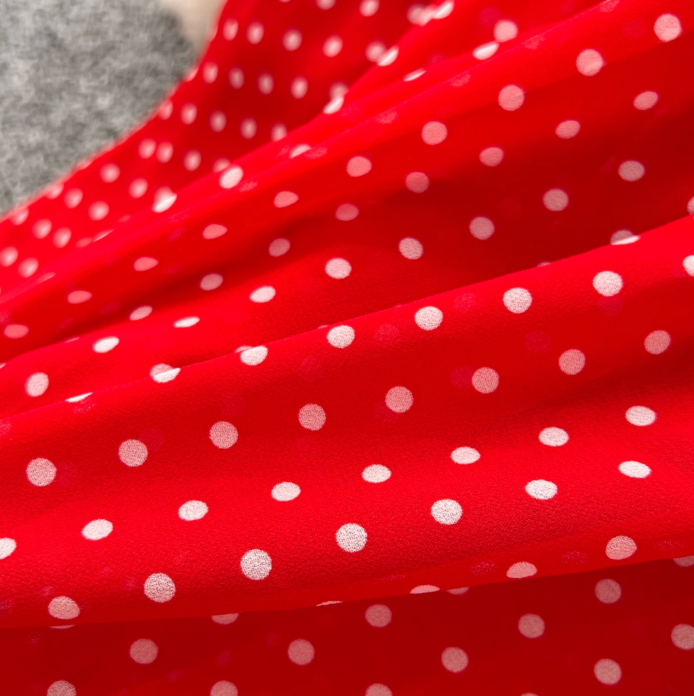 Premium Polka Dot Layered Cake Dress