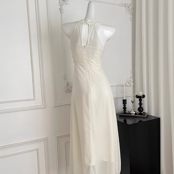 Rhinestone Studded Fairy Halter Dress