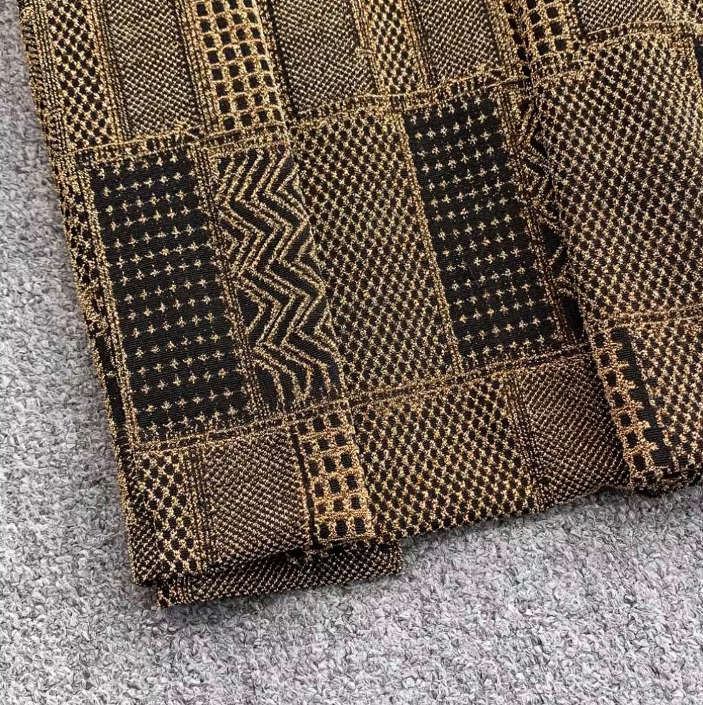 Irregular Design Hollowed Chain-connect Dress