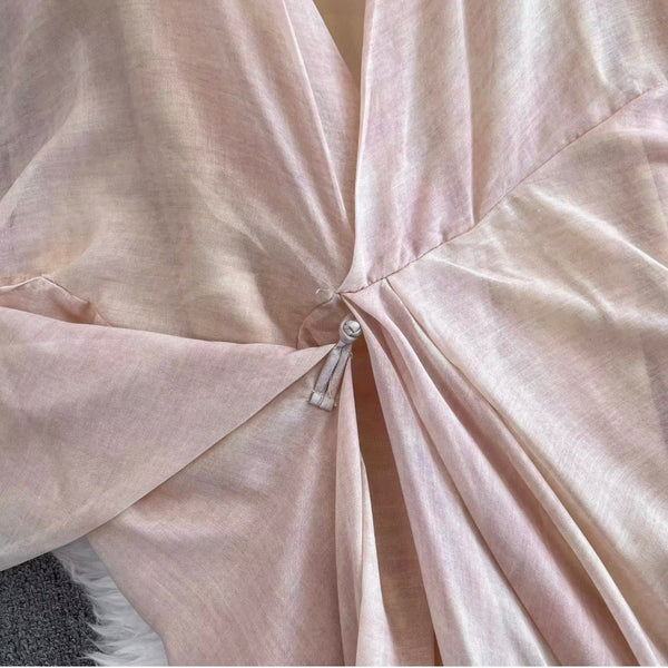 Irregular Design Outwear & Slip Dress 2Pcs