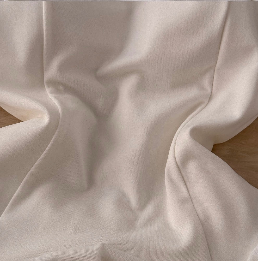 Irregular Design Ruffled White Dress