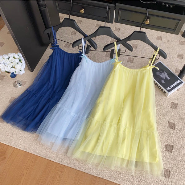 Elegant Fairy Mesh Slip Dress